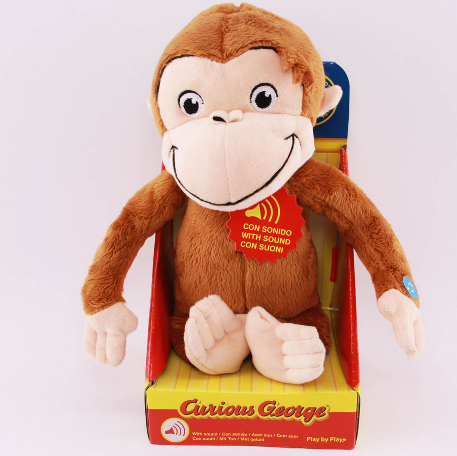 CURIOSO COME GEORGE PELUCHE 30 CM. CON SUONI