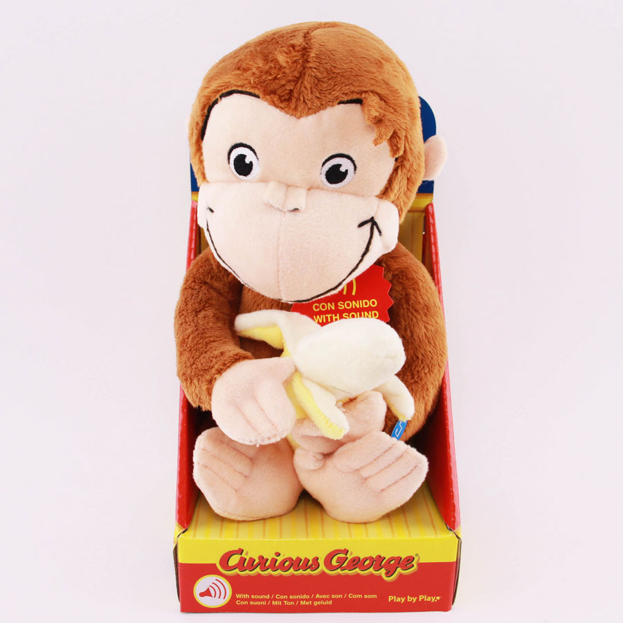 CURIOSO COME GEORGE PELUCHE 30 CM. CON SUONI