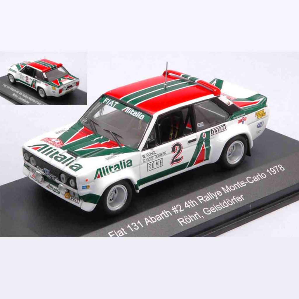 Brekina - Fiat 131 Abarth Rally Monte Carlo 1978 (W.Röhrl