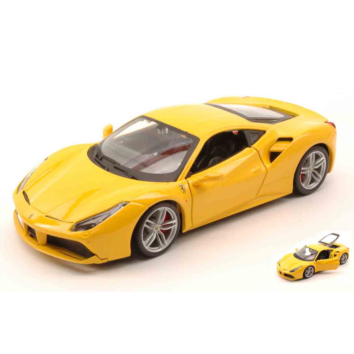 BURAGO BU26013R Scale 1/24  FERRARI 488 GTB COUPE 2015 RED