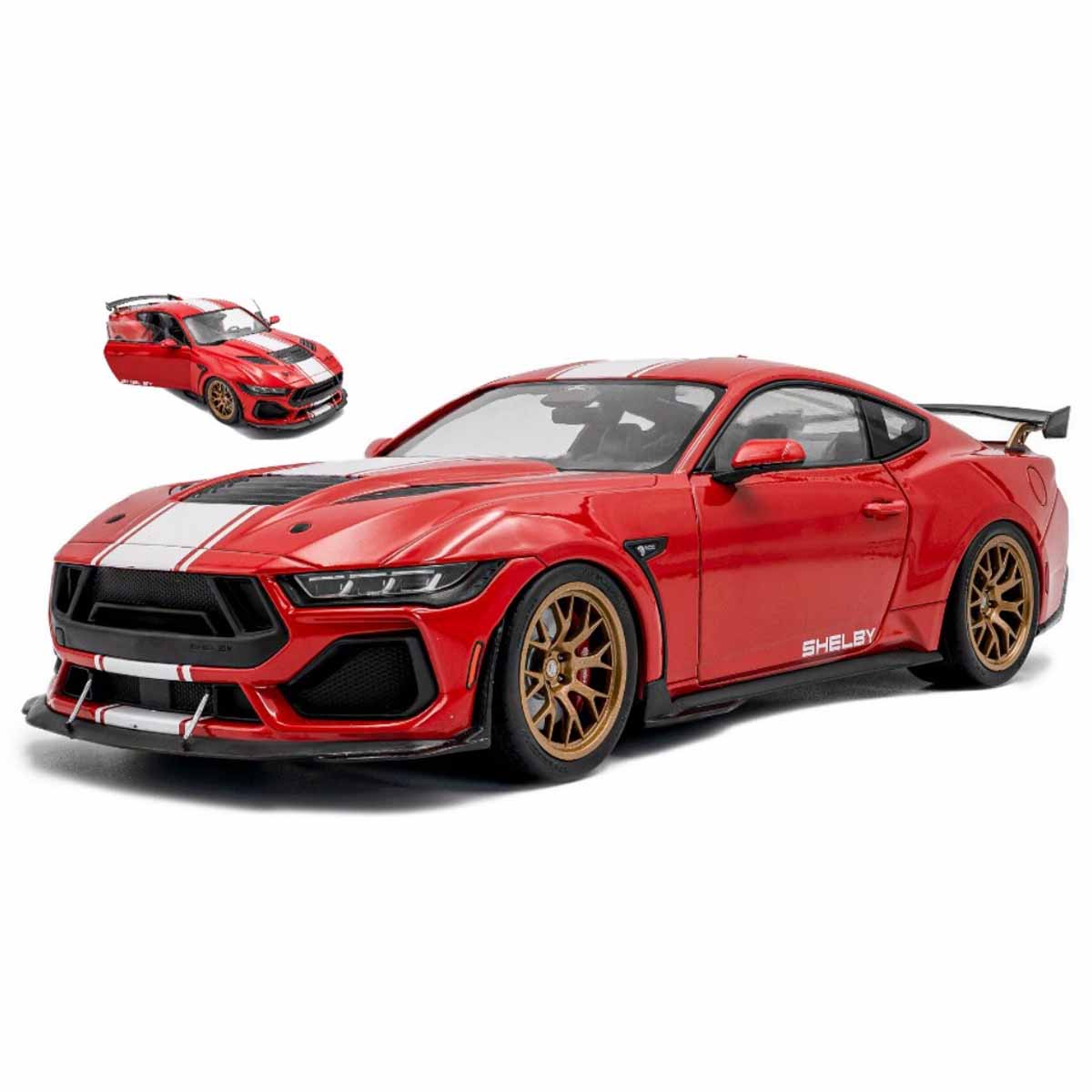 FORD SHELBY MUSTANG SUPER SNAKE 2025 Race Red 1.18 - SOLIDO cod.SL1813801
