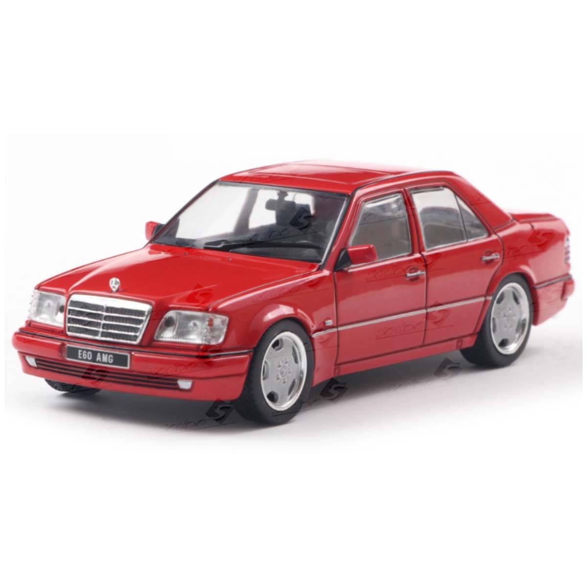 MERCEDES (W124) E60 AMG 1994 Signal Red 1.43 - SOLIDO cod.SL4313204