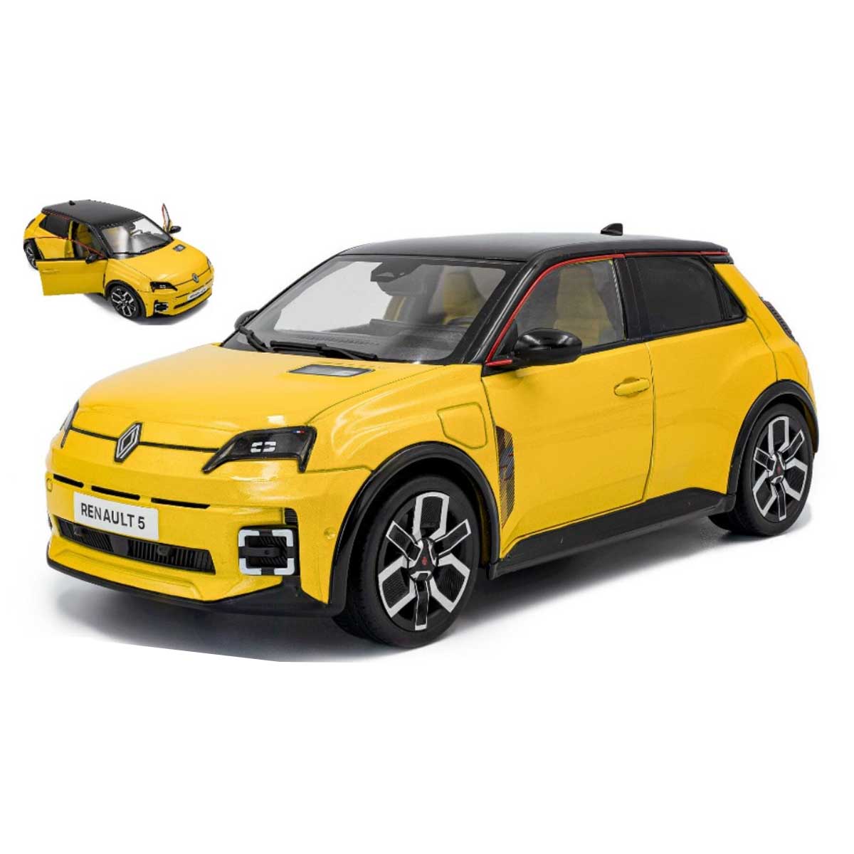 RENAULT 5 E-TECH 2024 Jaune Pop 1.18 - SOLIDO cod.SL1812602