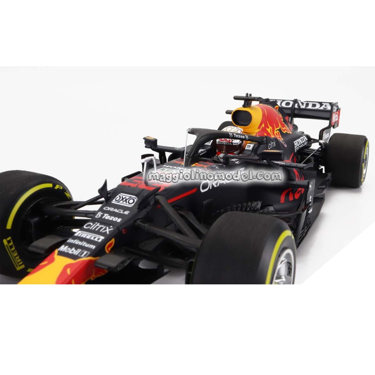 RED BULL F1 RB16B RED BULL RACING N 33 World Champion Winner Mexico GP 2021 MAX VERSTAPPEN - MINICHAMPS cod.110211933 4