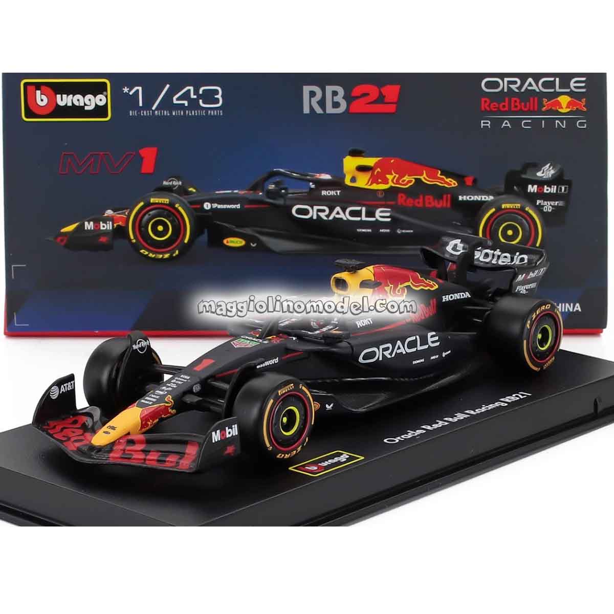 RED BULL F1 RB21 N.1 2025 MAX VERSTAPPEN - BURAGO cod.18-38234-V