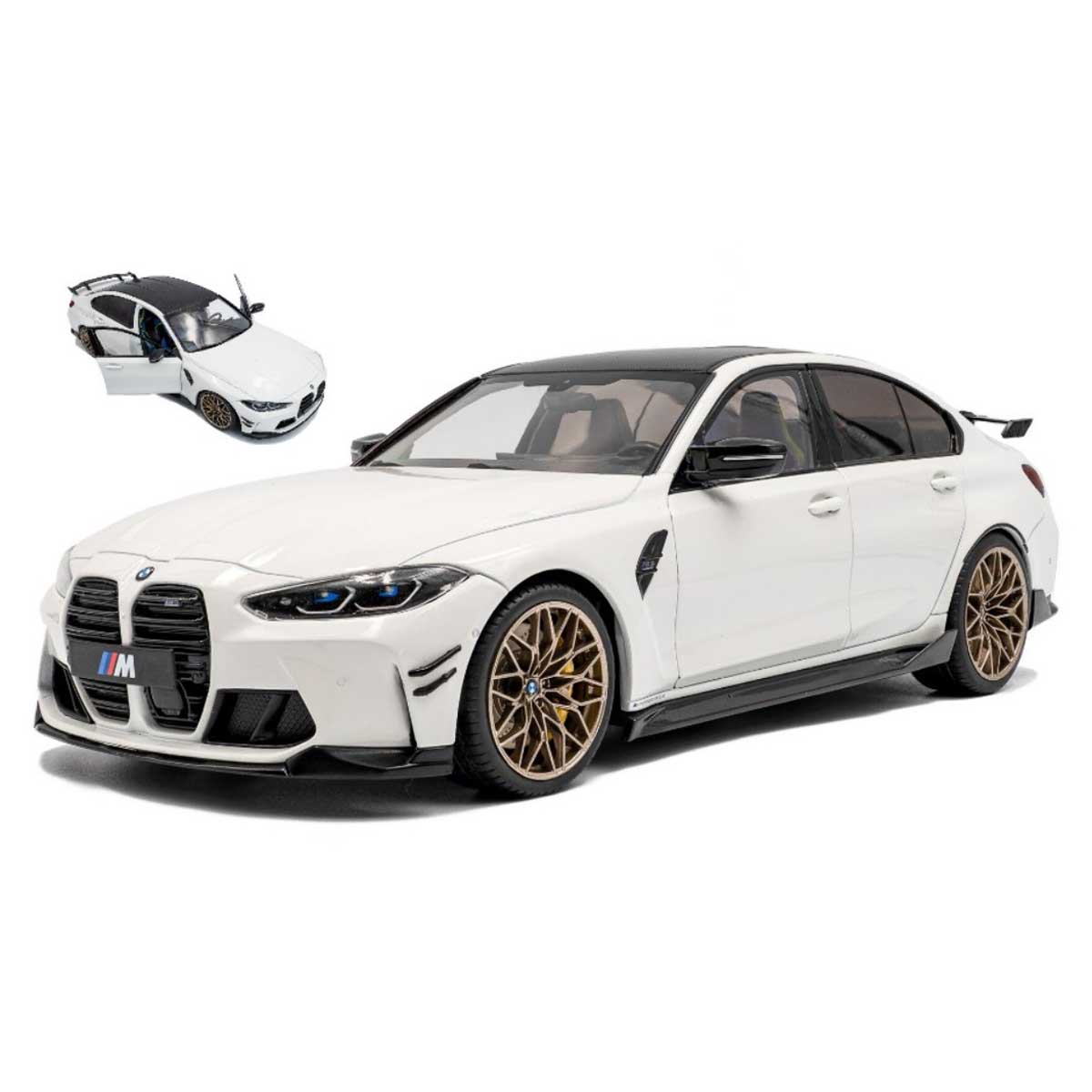 BMW M3 (G80) PERFORMANCE PARTS SIGNAL 2024 Alpine White 1.18 - SOLIDO cod.SL1814301