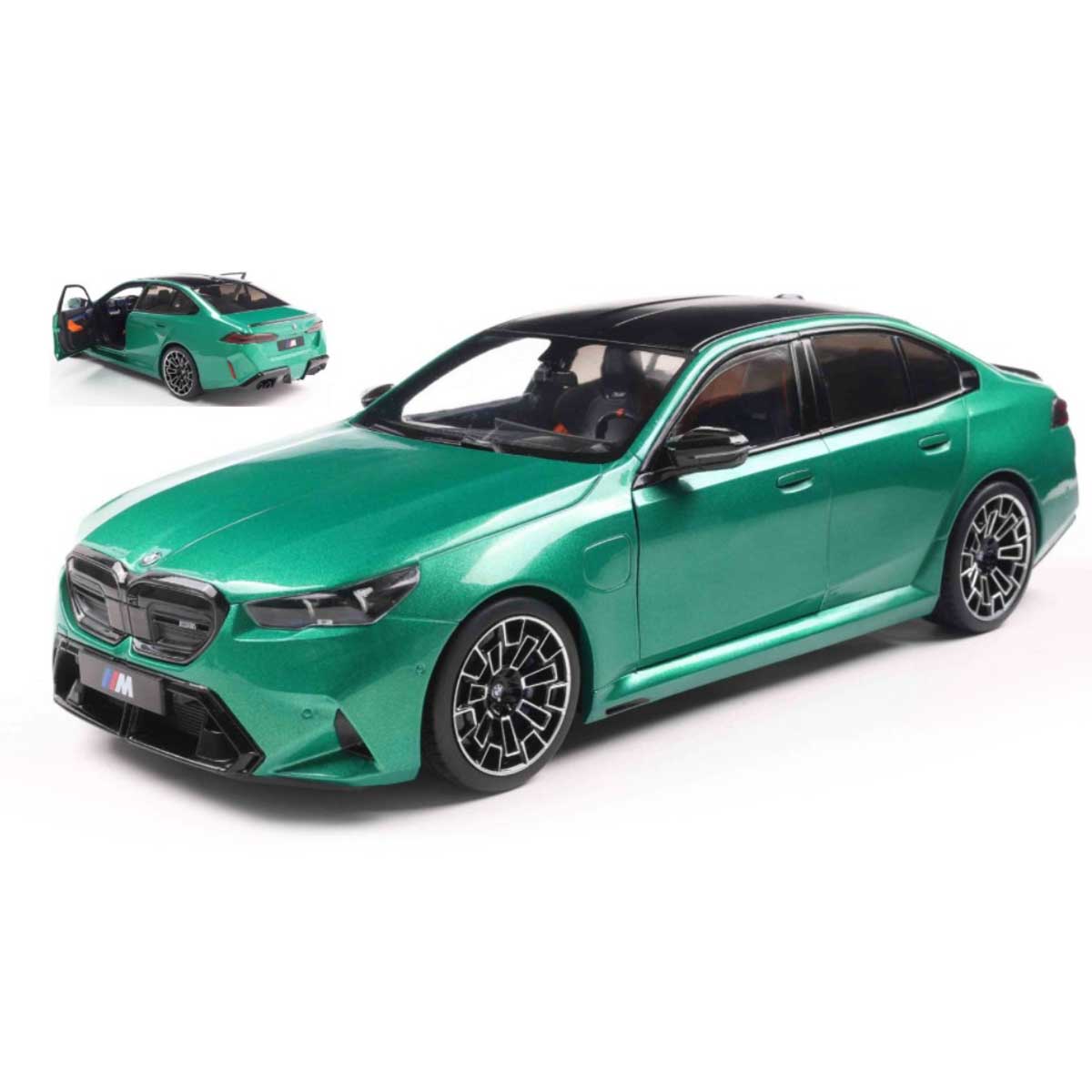 BMW M5 M 2025 ISLE OF MAN Green Metallic 1.18 - SOLIDO cod.SL1814701