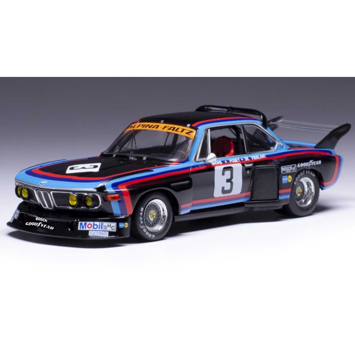 BMW 3.5 CSL N.3 Silverstone 1976 GR.5 Grohs-De Fierlant 1.43 - IXO MODELS cod.GTM166
