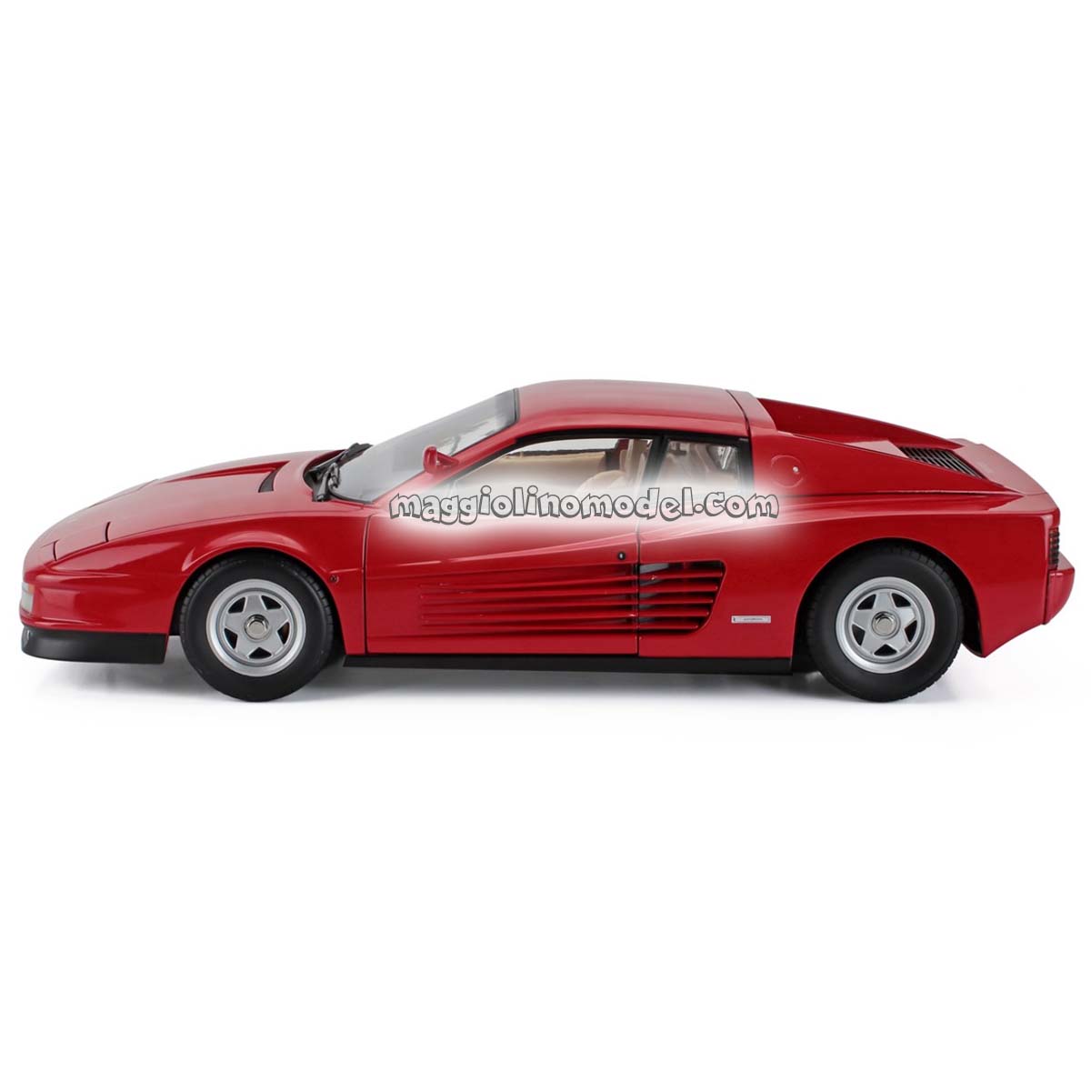FERRARI TESTAROSSA MKI Monodado Monospecchio 1984 Red 1.12 - KK SCALE cod.KKDC120204 3