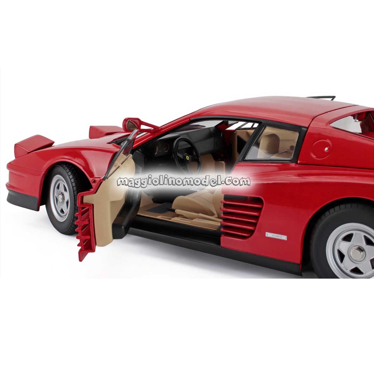 FERRARI TESTAROSSA MKI Monodado Monospecchio 1984 Red 1.12 - KK SCALE cod.KKDC120204 5