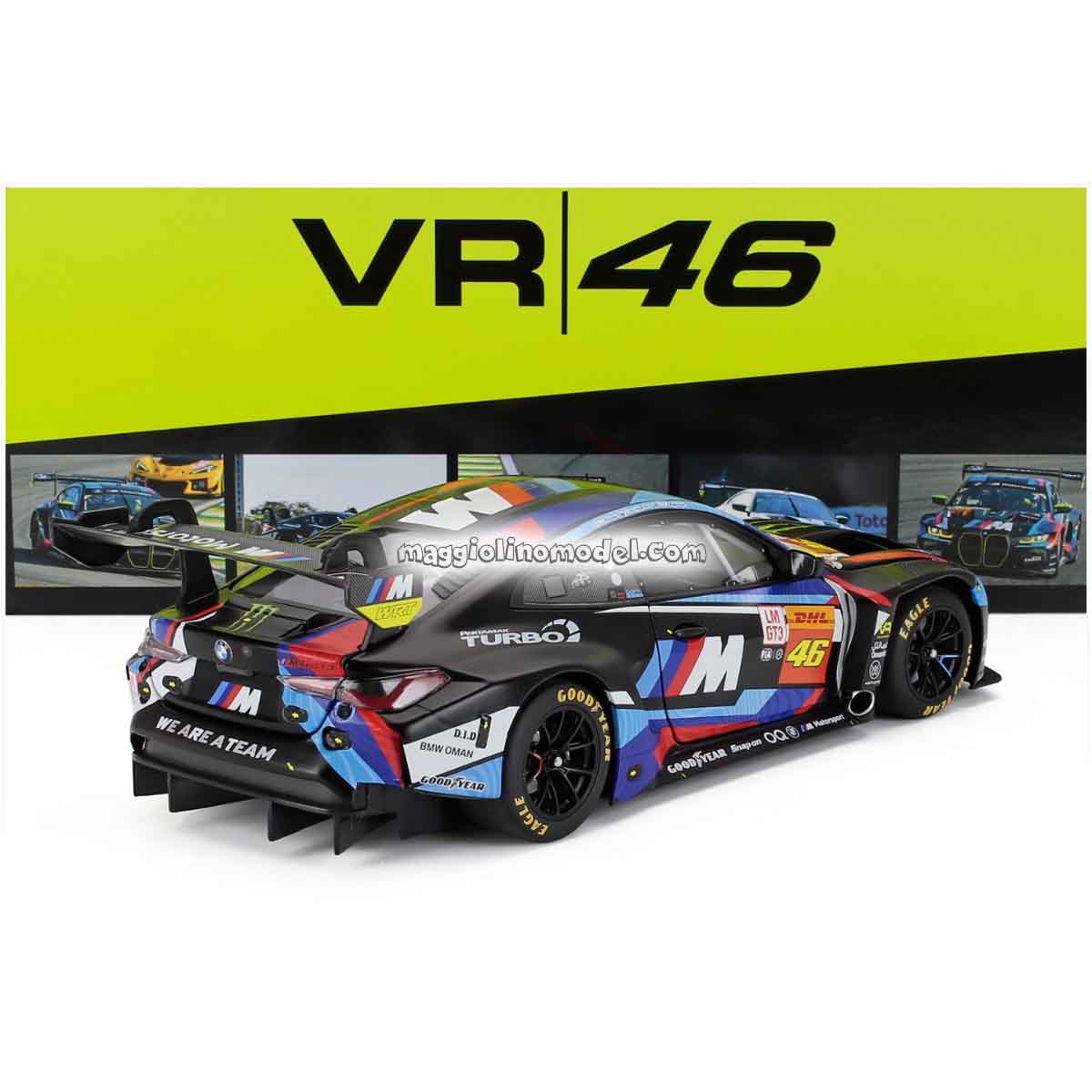 BMW 4-SERIES M4 GT3 TEAM WRT N 46 6h SAU PAULO 2024 VALENTINO ROSSI - MAXIME MARTIN - AHMAD AL HARTHY 1.18 - MINICHAMPS cod.113242646 3