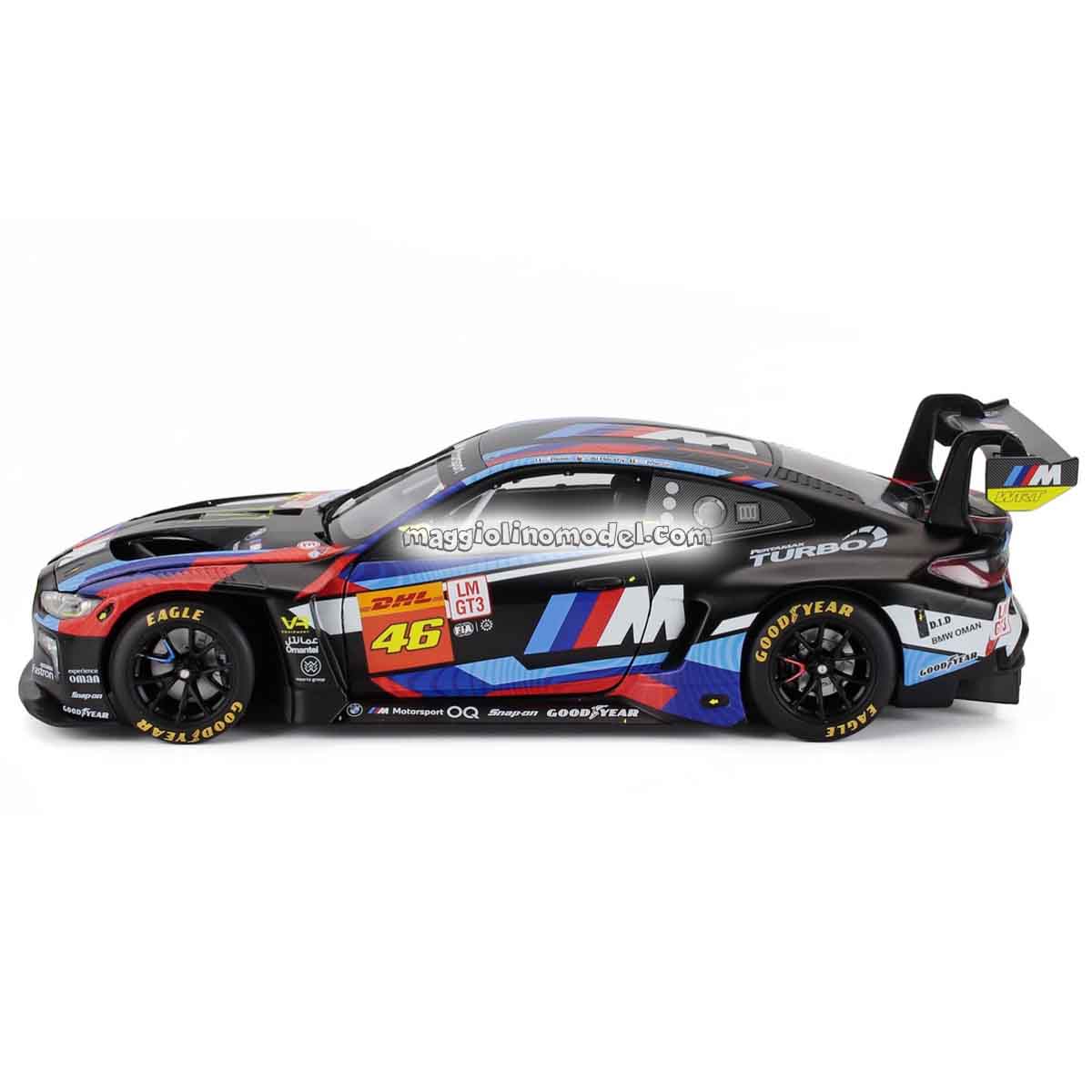 BMW 4-SERIES M4 GT3 TEAM WRT N 46 6h SAU PAULO 2024 VALENTINO ROSSI - MAXIME MARTIN - AHMAD AL HARTHY 1.18 - MINICHAMPS cod.113242646 4