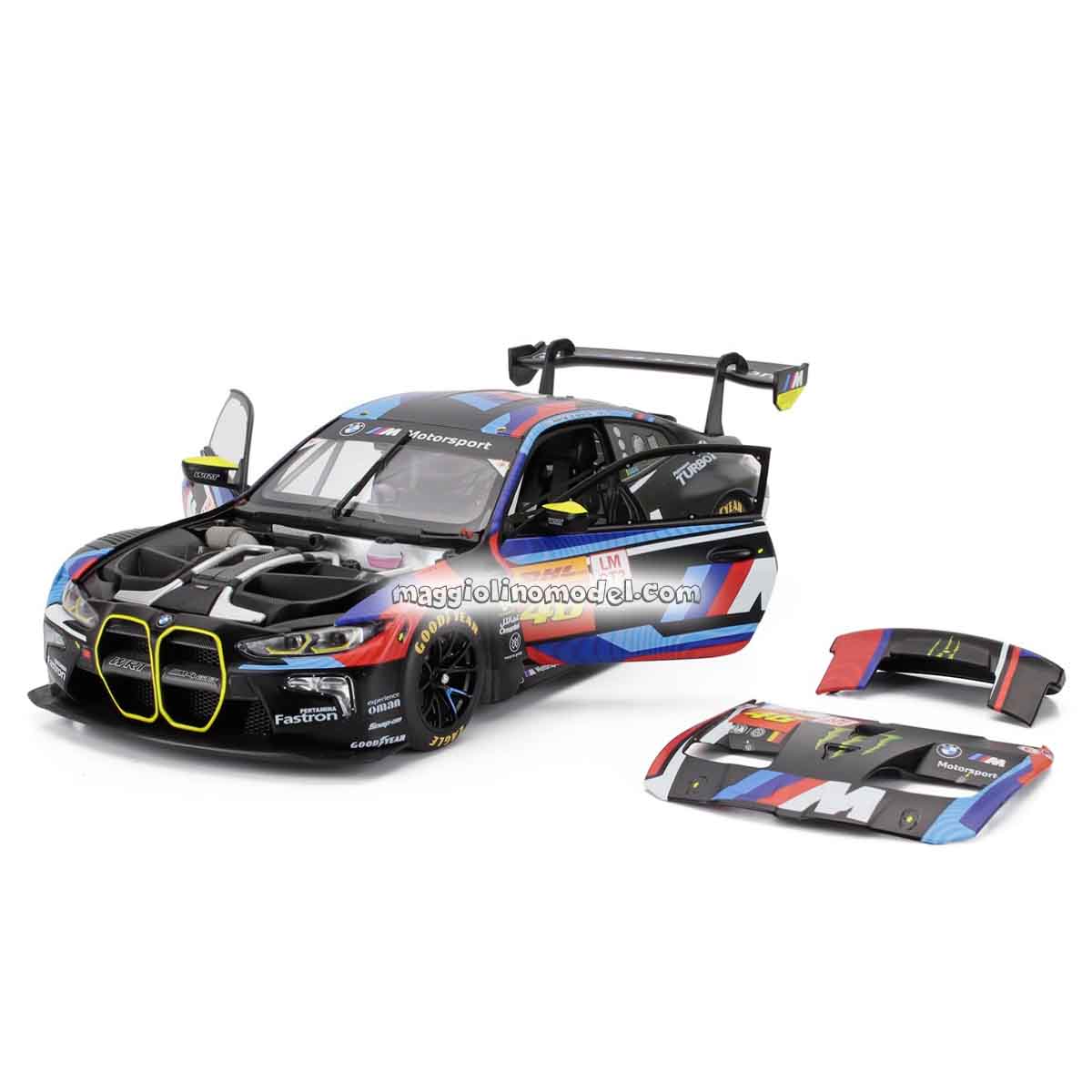 BMW 4-SERIES M4 GT3 TEAM WRT N 46 6h SAU PAULO 2024 VALENTINO ROSSI - MAXIME MARTIN - AHMAD AL HARTHY 1.18 - MINICHAMPS cod.113242646 5