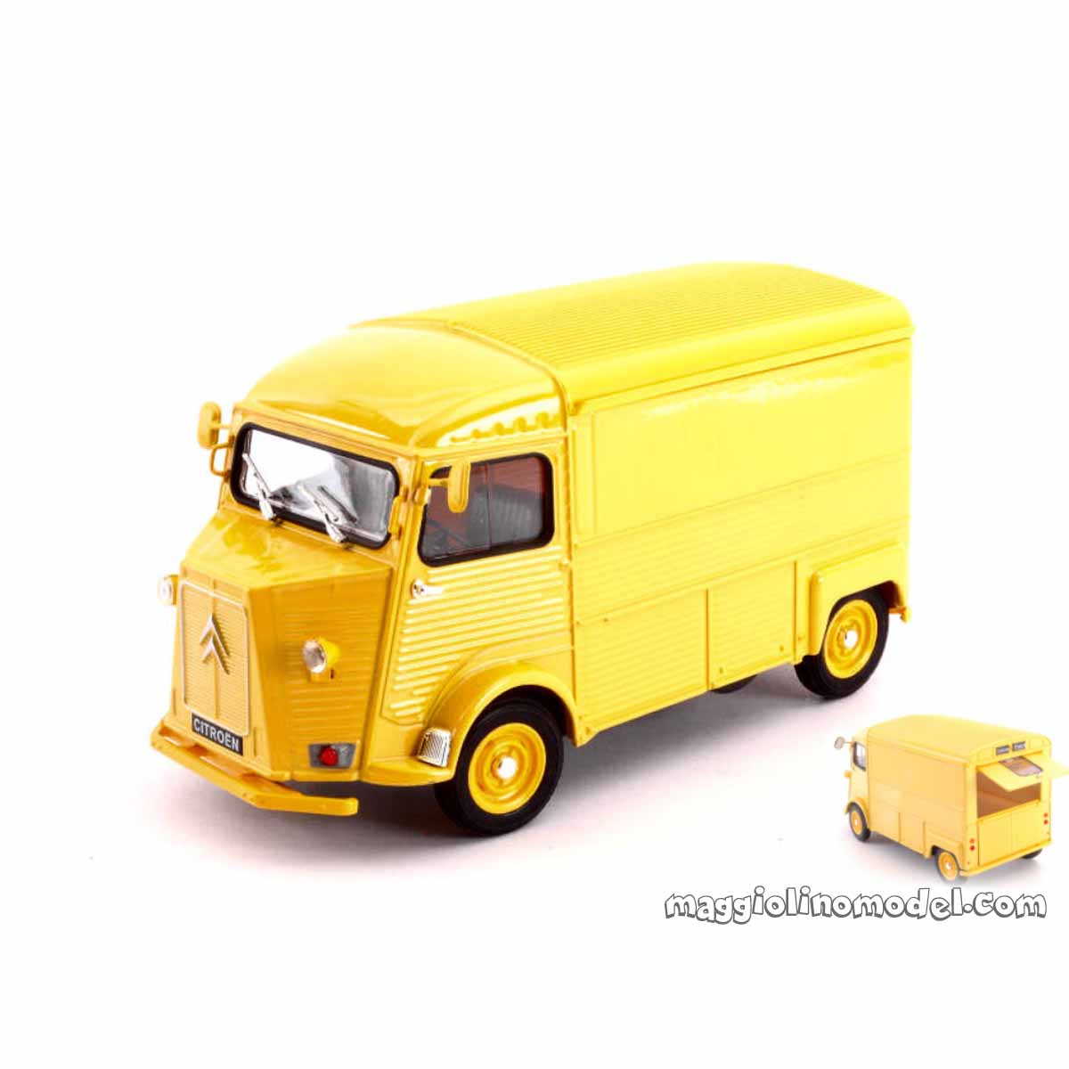 CITROEN HY TYPE 1962 Yellow 1.24-27 - WELLY cod.WE24019Y