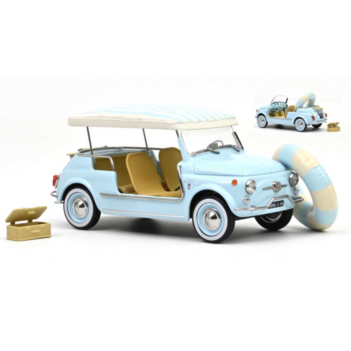 FIAT 500 JOLLY 1965 Blue 1.18 - NOREV cod.NV187793