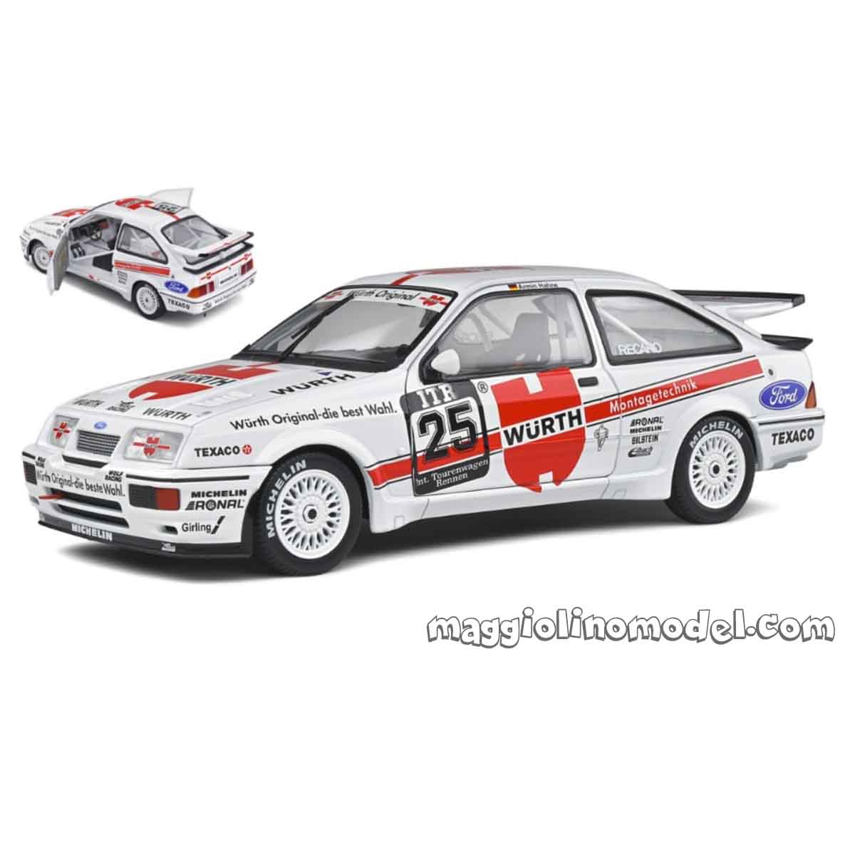FORD SIERRA RS550 N.25 NURBURGRING DTM 1988 A.HAHNE 1.18 - SOLIDO cod.SL1806105