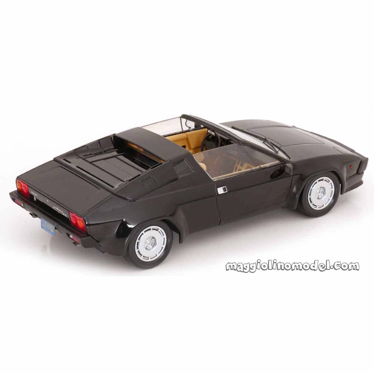 LAMBORGHINI JALPA 3500 1982 Black 1.18 with removible Hard Top - ROCKY IV - KK SCALE cod.KKDC181284 2