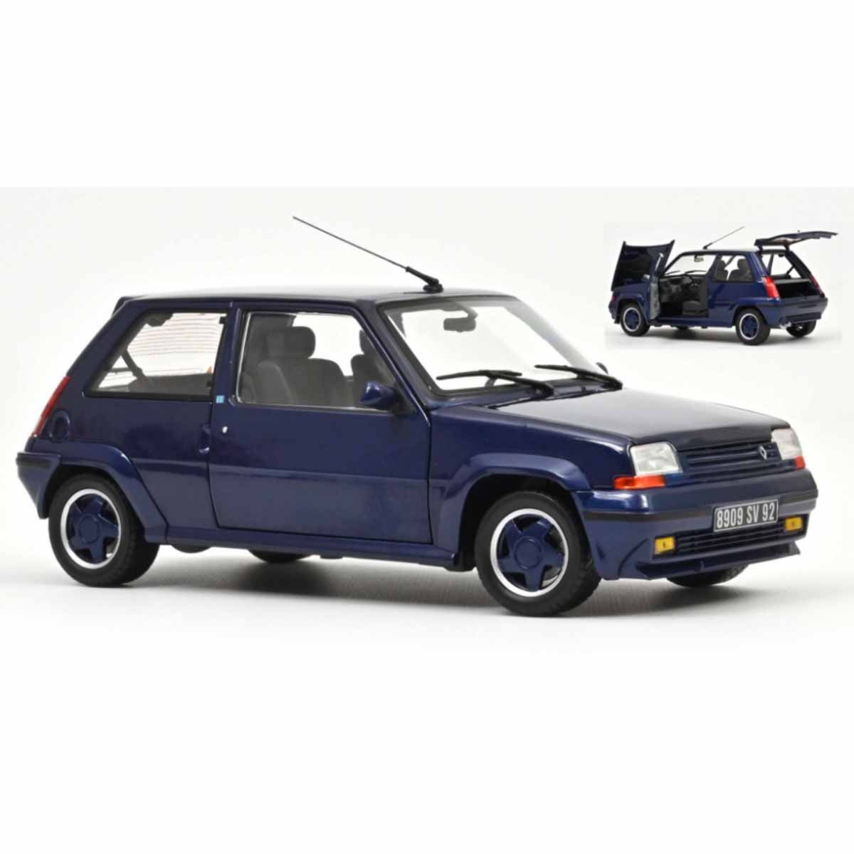 RENAULT 5 SUPERCINQ GT TURBO 1989 Alain Oreille Dark Blue 1.18 REPROD. - NOREV cod.NV185205R